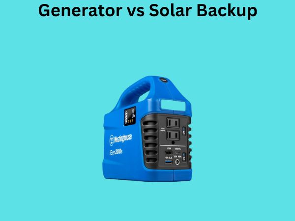 Generator vs Solar Backup