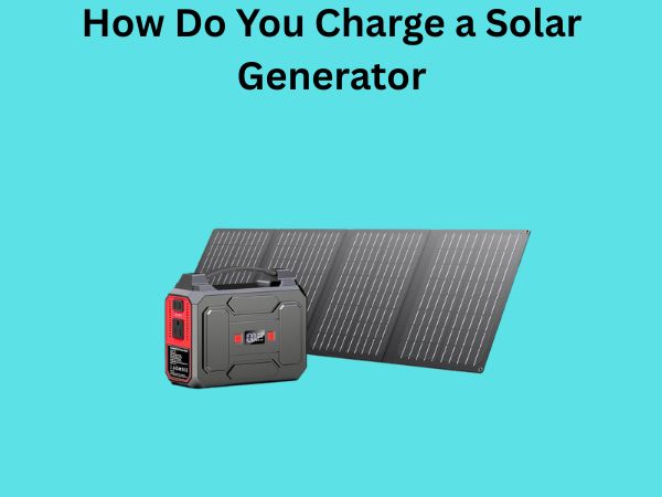 How Do You Charge a Solar Generator